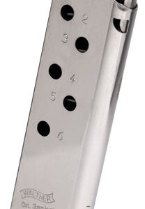 WALTHER MAGAZINE PPK 380 - .380ACP 6RD NICKEL