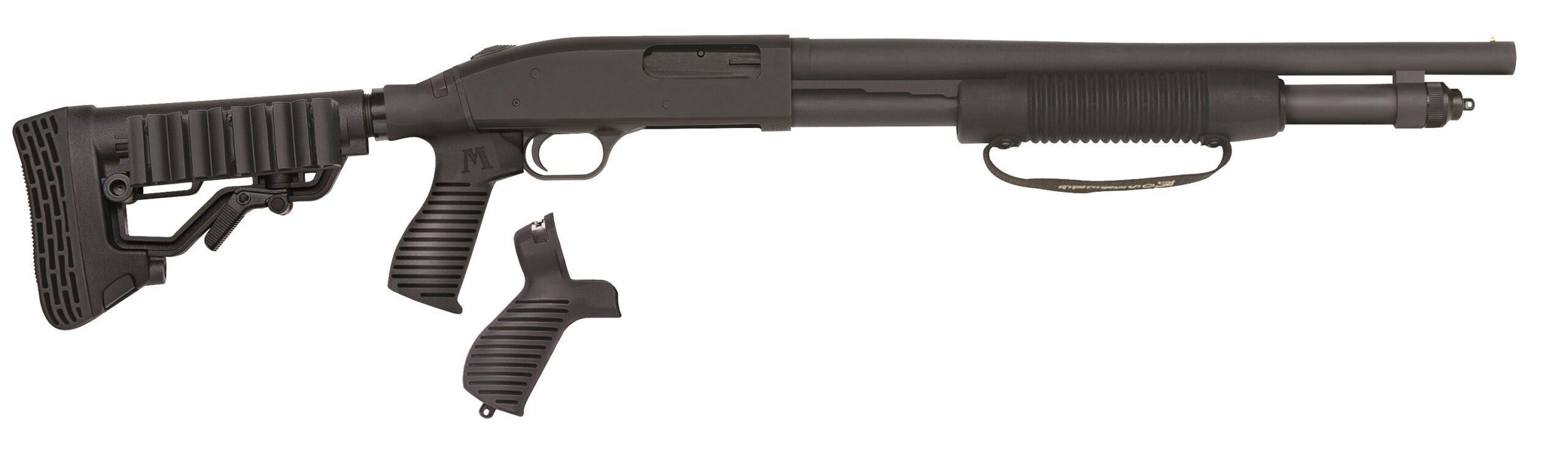 MOSSBERG 590 TACT 12/18.5 PSTL GRIP 7+1