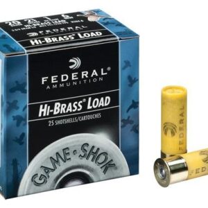 Federal Game-Shok Upland Game Hi Brass Load 20 ga 2 3/4" MAX 1 oz #4  - 25/box
