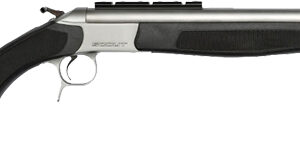 CVA SCOUT TD 350 LEGEND 20" - TB W/RAIL S/S BLACK SYNTHETIC