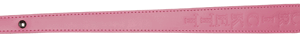 CRICKETT SLING BLACK LEATHER - W/PINK STITCHING AND LOGO