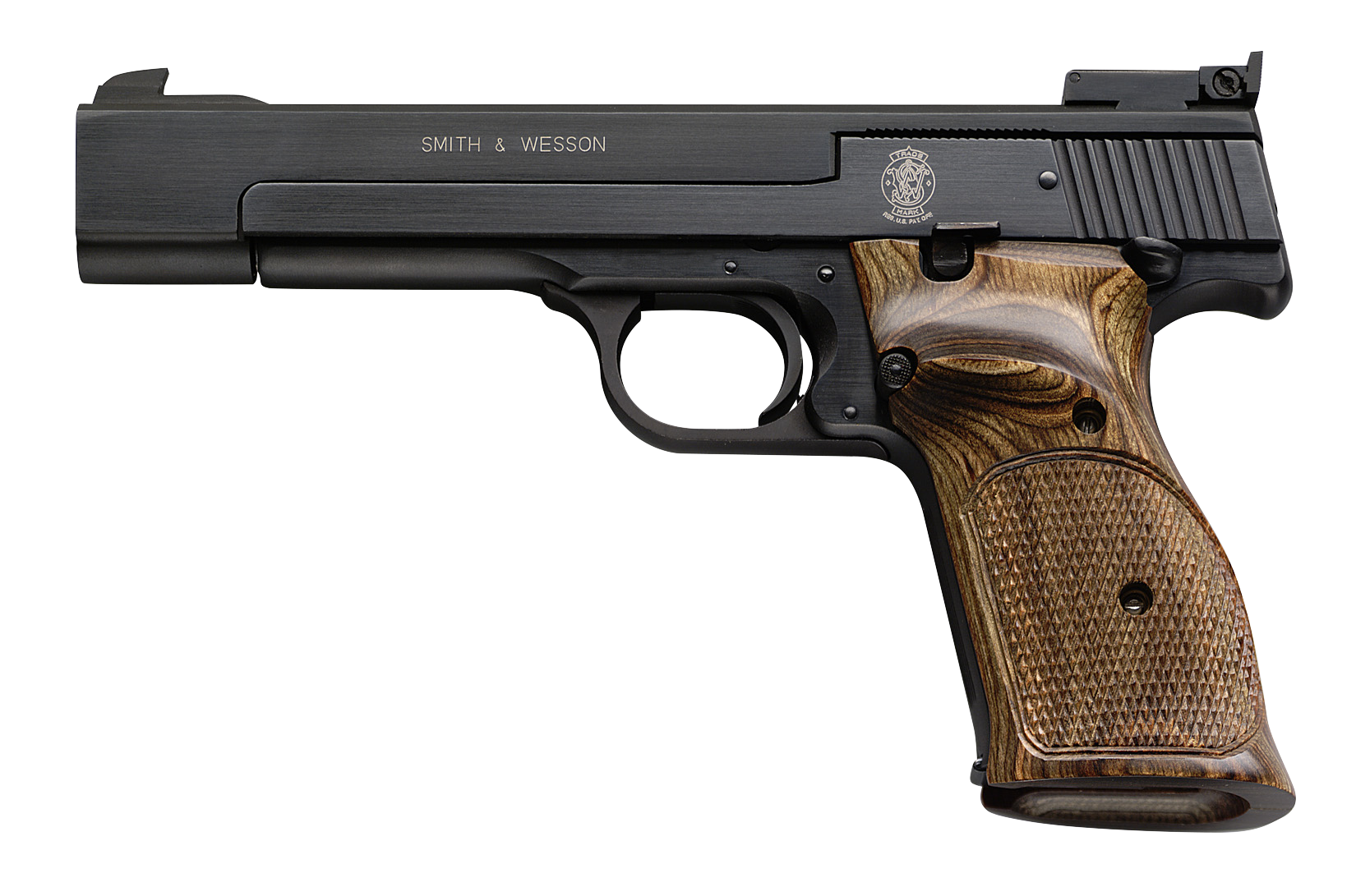SMITH AND WESSON 41 22LR 10+1 BLUE/WOOD 5.5" AS