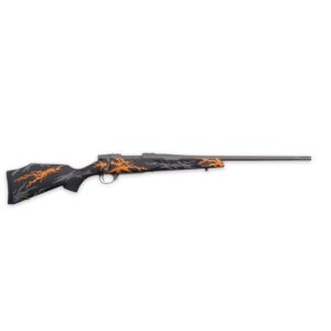 Weatherby Vanguard Compact Hunter Rifle .243 Win 5rd Magazine 20" Barrel Black and Orange with Muzzle Brake