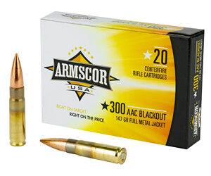 ARMSCOR 300BLK 147GR FMJ 20/200
