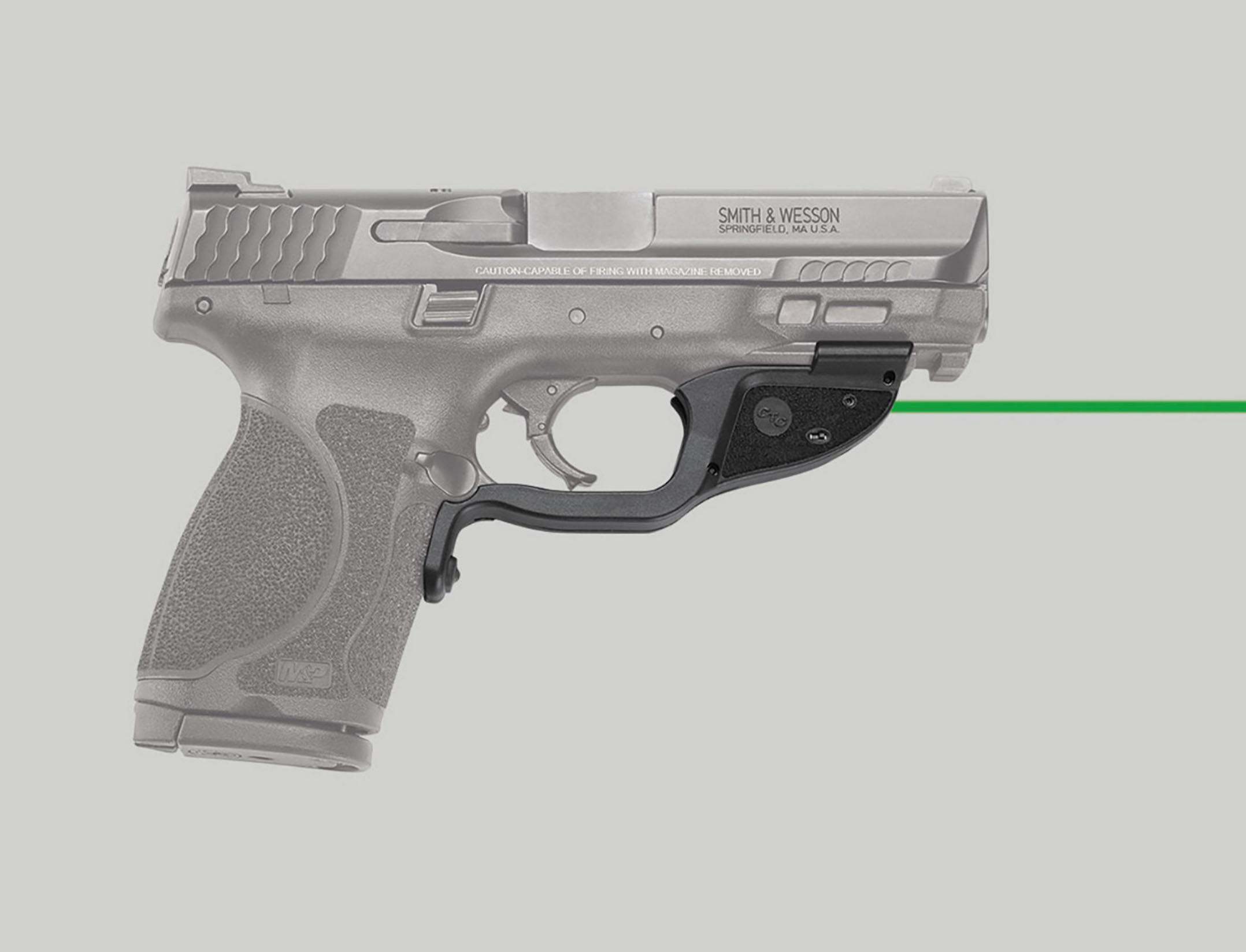 Laserguard for S&W M&P M2 Full & Compact 9mm 40S&W & 45 Auto green