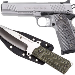 DESERT EAGLE 1911 GOVERNMENT - 45ACP 5" FS SS WOOD W/KNIFE