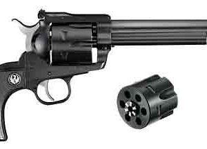 RUGER BLACKHAWK CONVERTIBLE - 357/9MM 6.5" AS BLUED BLK SYN