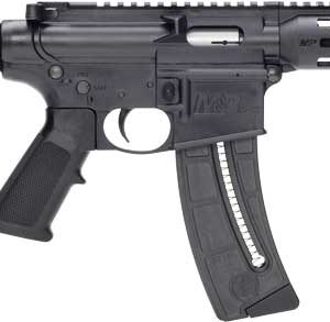 S&W M&P15-22 PISTOL 22LR 8" - 25-SH W/ADJ ARM BRACE BLACK