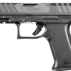 WALTHER PDP F OR 9MM 4" FS - 15-SHOT BLACK POLYOMER FRAME