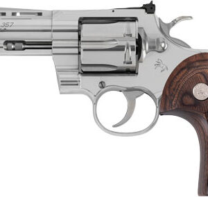 COLT PYTHON 357MAG 5" SS - ADJ SIGHT WALNUT