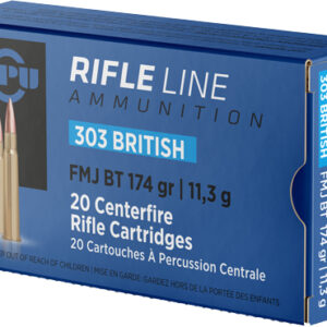 PPU 303 BRITISH 174GR FMJ - 20RD 10BX/CS