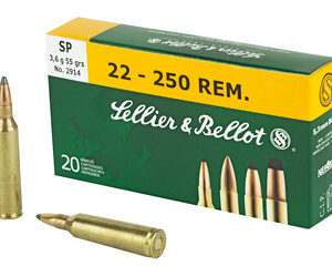 S&B 22-250 55GR SP 20/500