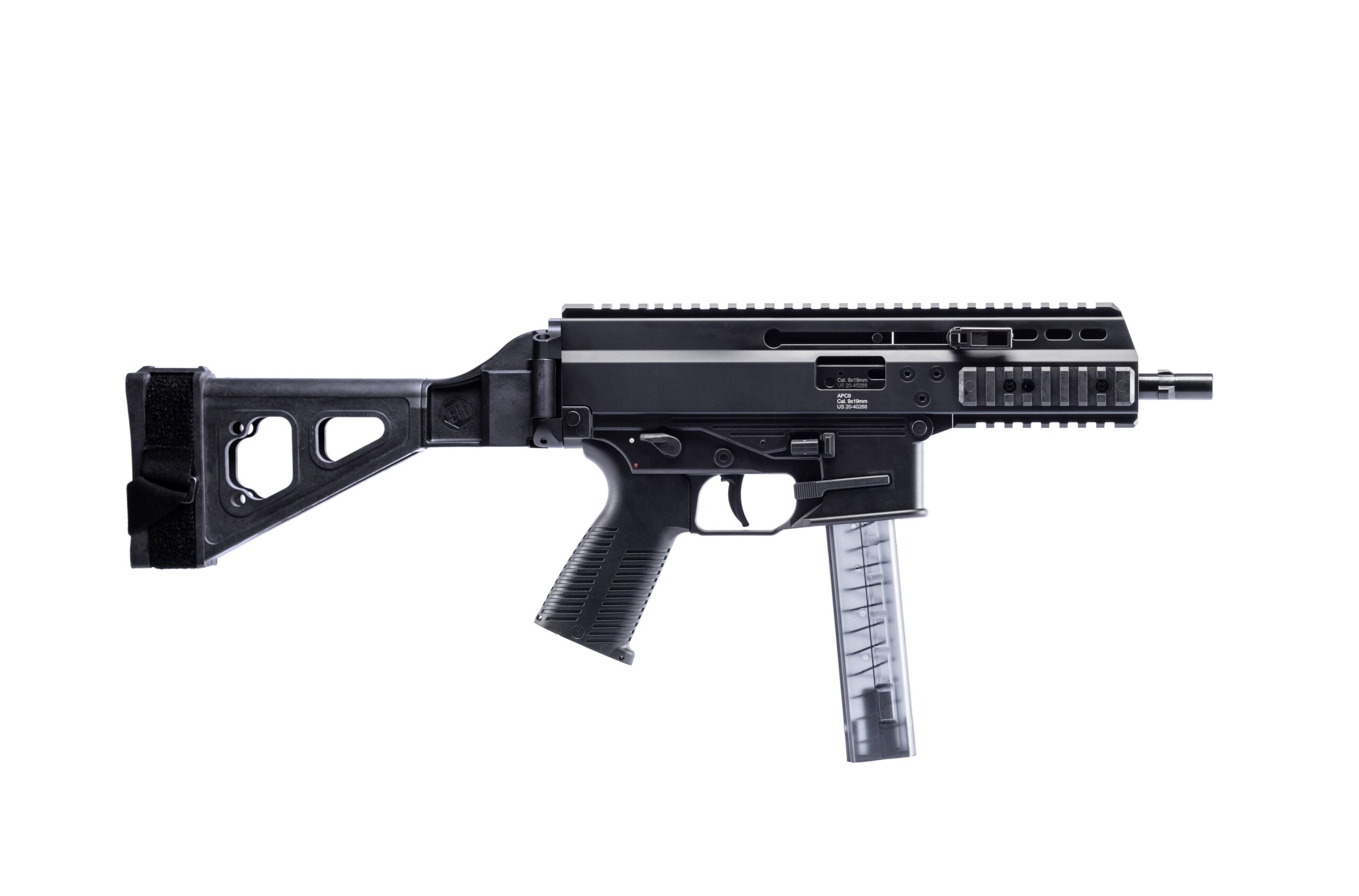 B&T APC9 PRO PIST 9MM BLK 7" SB